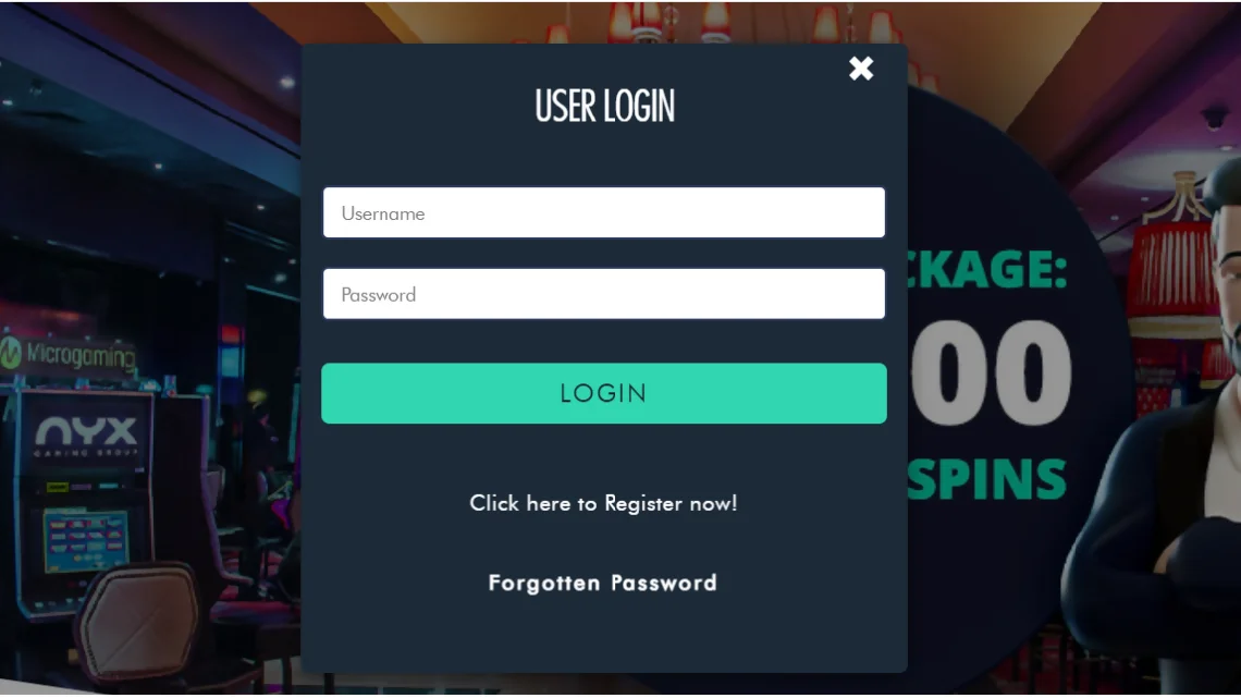 Jonny Jackpot login