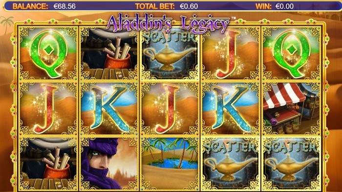 Aladdin's Legacy Freispiele Scatter Symbol