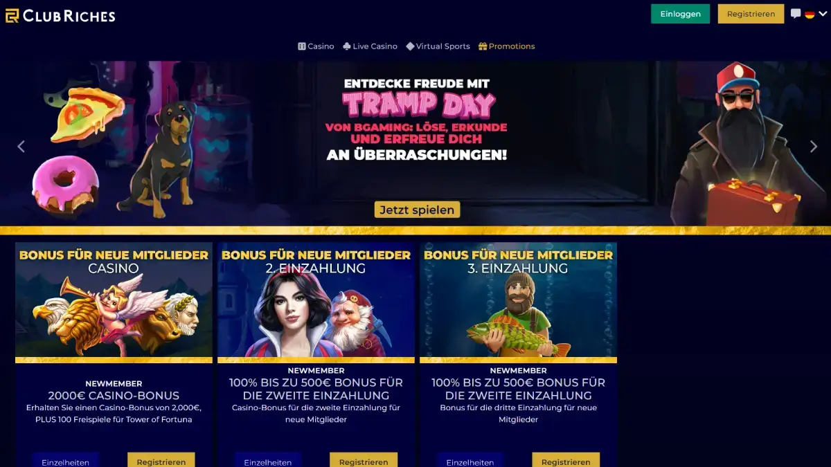 Club Riches Bonus